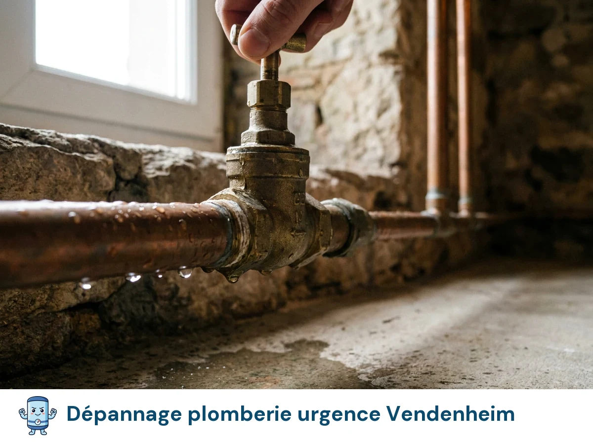 Dépannage plomberie urgence à Vendenheim