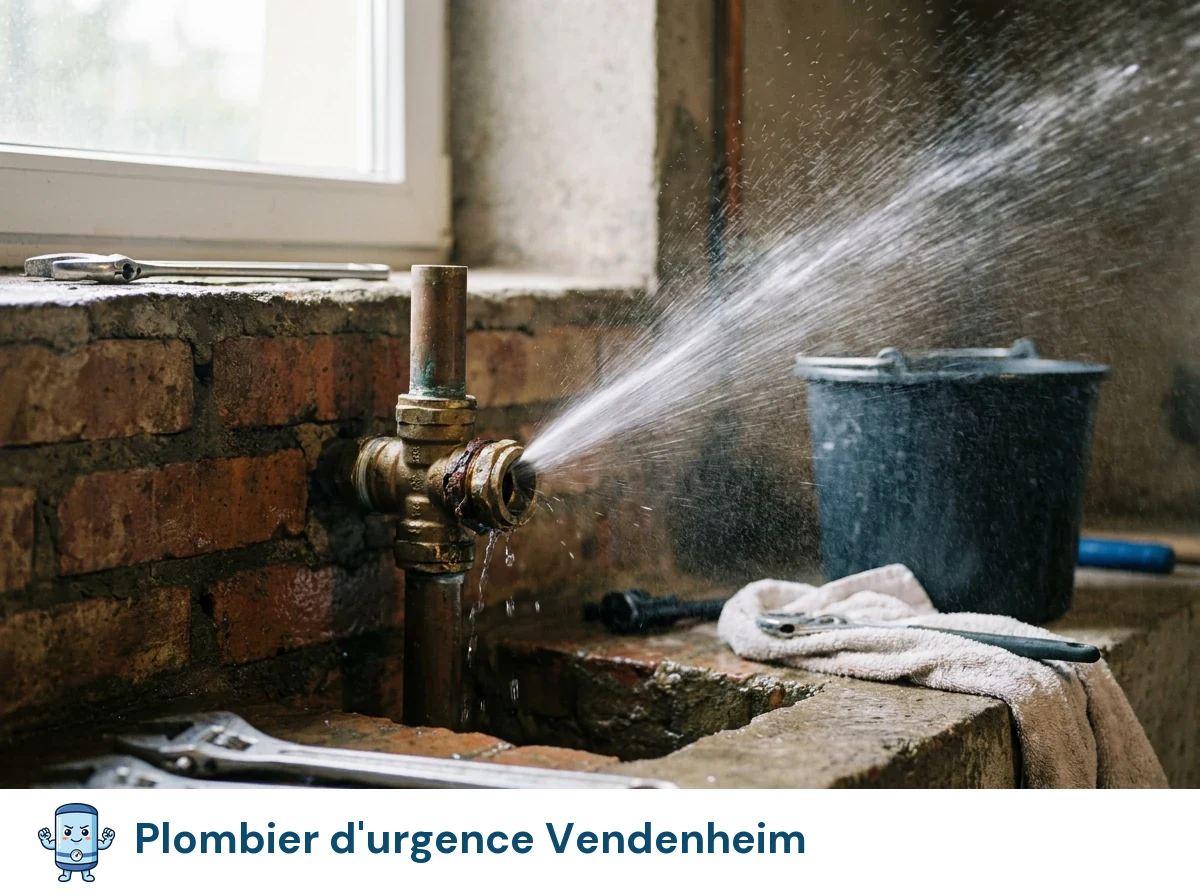 Plombier d'urgence à Vendenheim