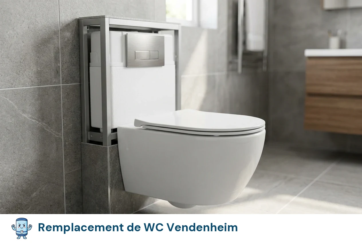 Remplacement de WC à Vendenheim