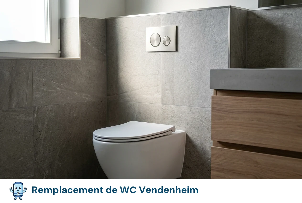 Remplacement de WC à Vendenheim