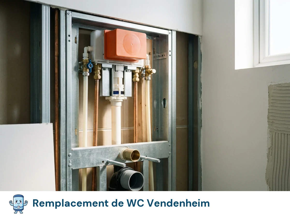 Remplacement de WC à Vendenheim