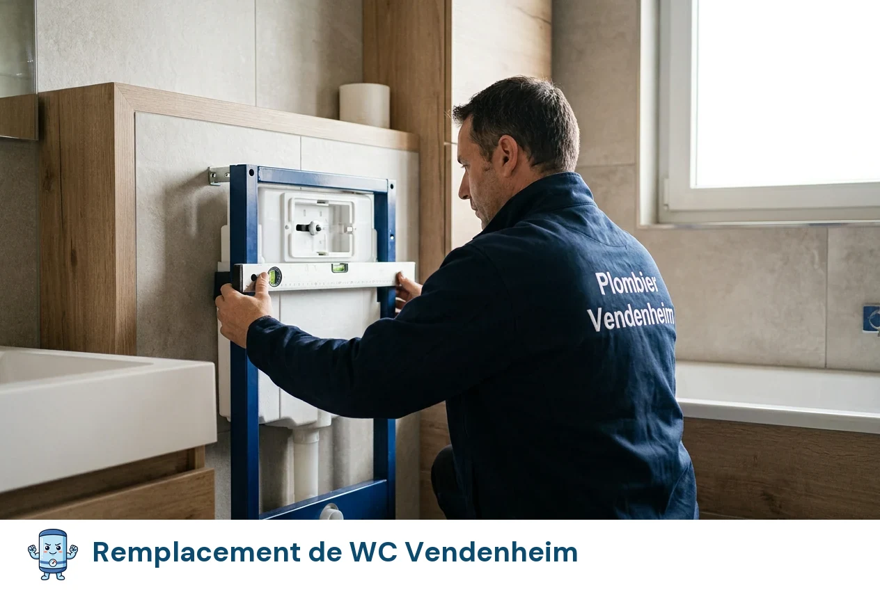 Remplacement de WC à Vendenheim